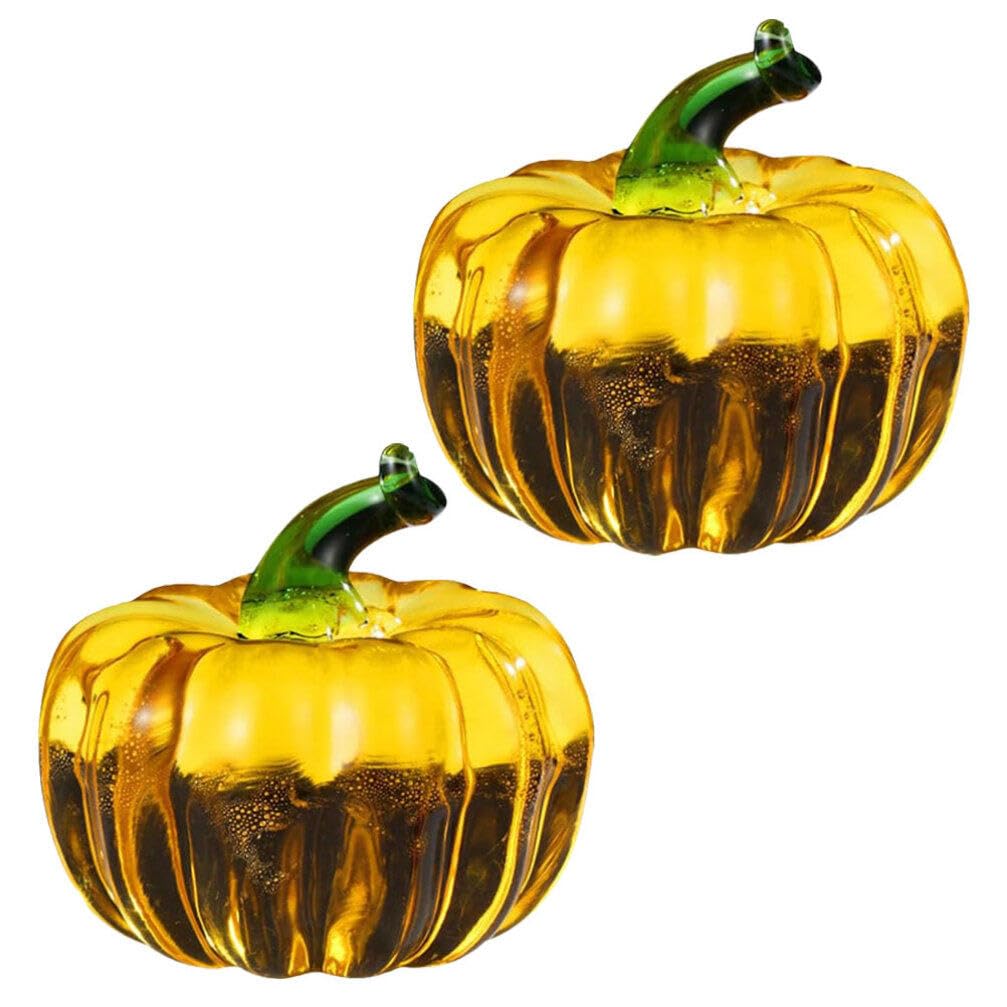 カボチャの像 ガラス 工芸品2 【公式通販】